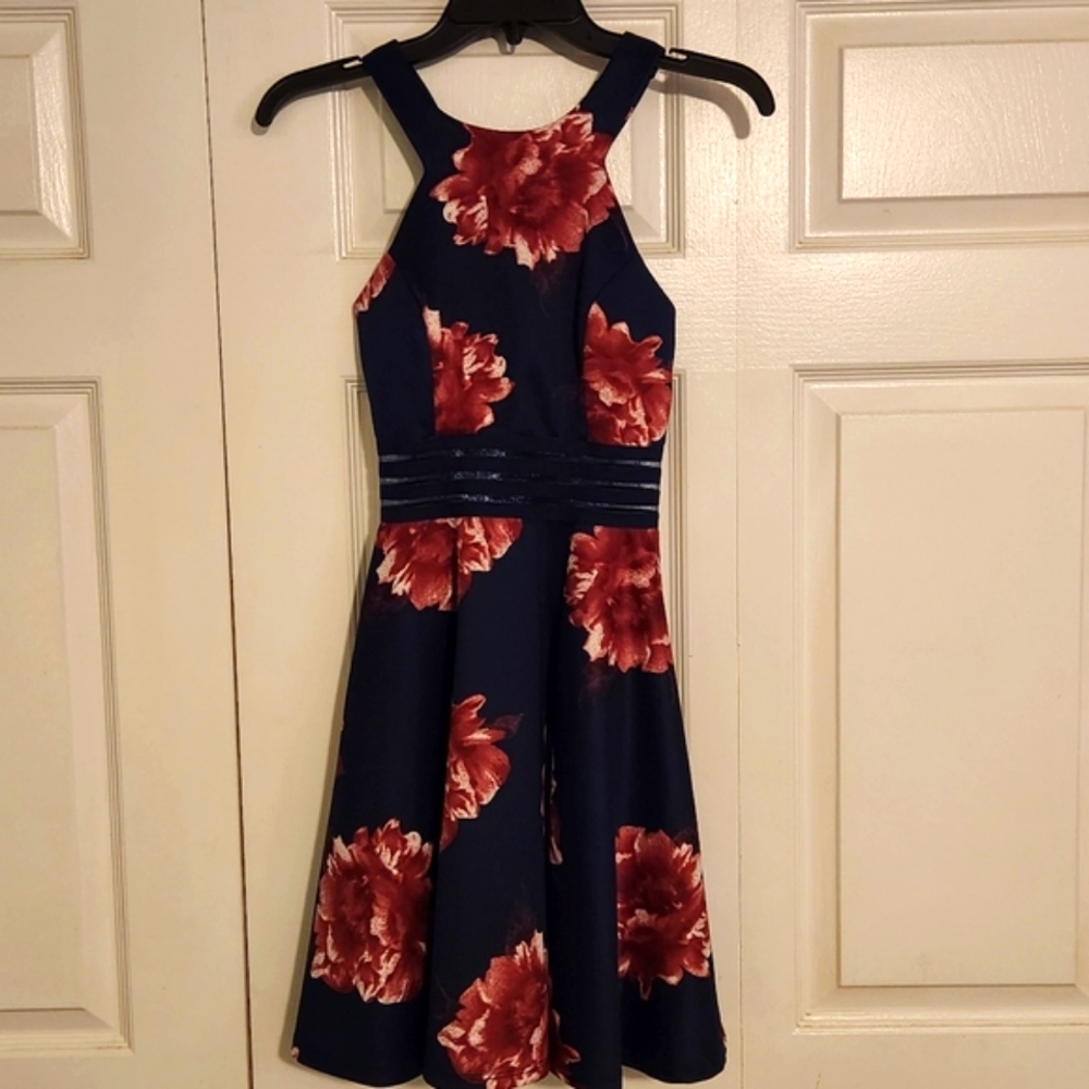 Halter Fit and Flare Dress